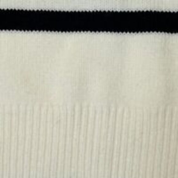 Grace Karin Beige / Black Striped Sweater Knit Long sleeve Size S - Picture 3 of 7